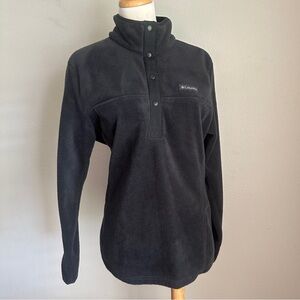 Columbia Benton Springs Half Snap Fleece Pullover Women’s Medium Charcoal Gray